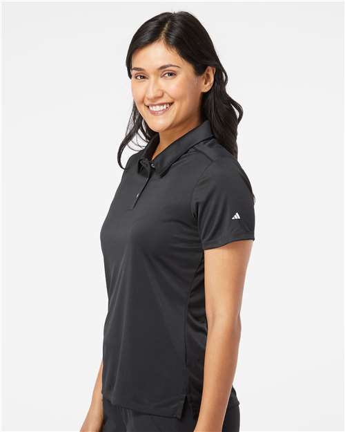 Adidas Women's 3-Stripes Shoulder Polo A325 Custom Embroidered Business Logo