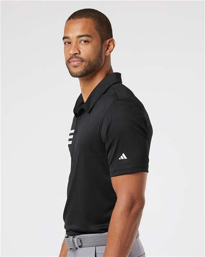 Adidas 3-Stripes Chest Polo A324 Custom Embroidered Business Logo