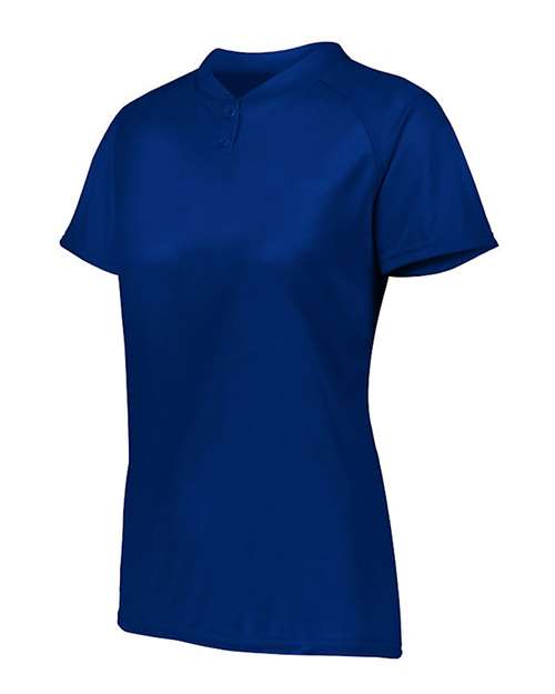 Augusta Sportswear Women's Attain Two-Button Jersey 1567 Navy