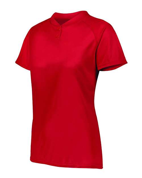 Augusta Sportswear Women's Attain Two-Button Jersey 1567 Red