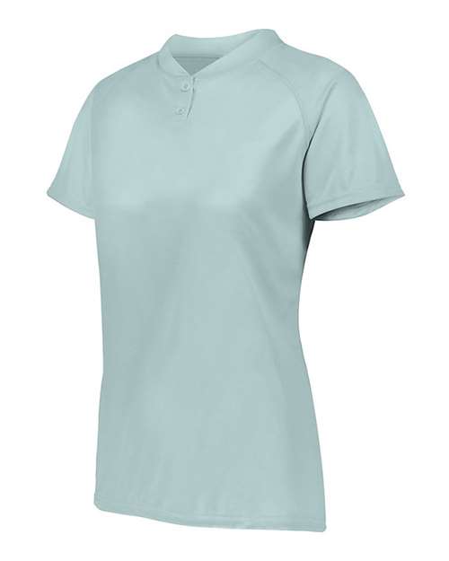 Augusta Sportswear Women's Attain Two-Button Jersey 1567 Silver
