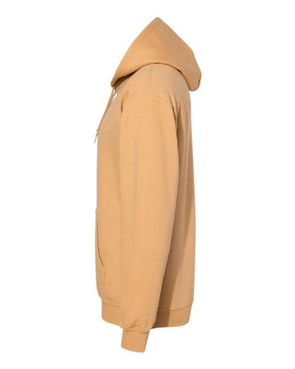 Gildan Heavy Blend™ Hooded Sweatshirt 18500 Old Gold Custom Embroidered Business Logo