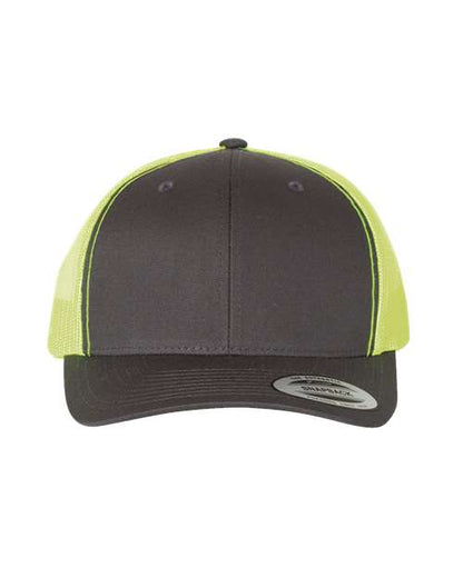 YP Classics Retro Trucker Cap 6606 Custom Embroidered Business Logo