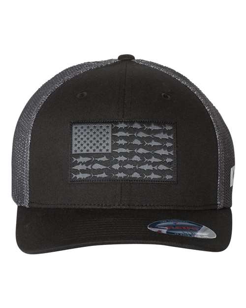 Columbia PFG Fish Flag Mesh™ Flexfit® Cap 183681 Custom Embroidered Business Logo