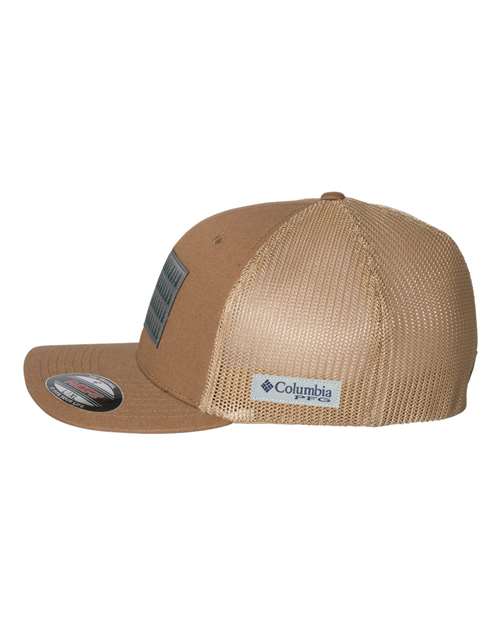 Columbia PFG Tree Flag Mesh™ Flexfit® Cap 183710 Custom Embroidered Business Logo