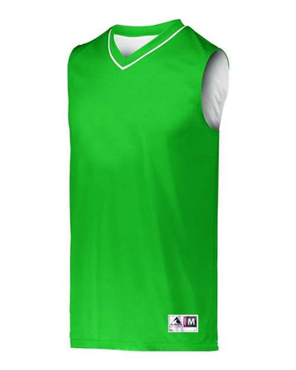 Custom EmbroideredAugusta Sportswear Men's Reversible Two Color Jersey 7720 Kelly/ White