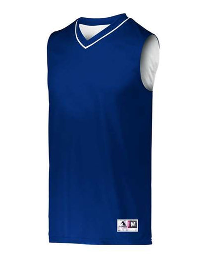 Custom EmbroideredAugusta Sportswear Men's Reversible Two Color Jersey 7720 Navy/ White