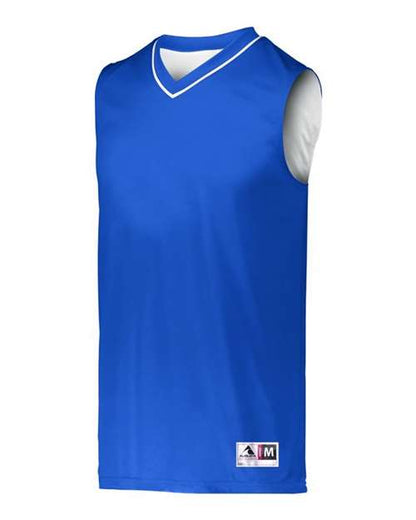 Custom EmbroideredAugusta Sportswear Men's Reversible Two Color Jersey 7720 Royal/ White