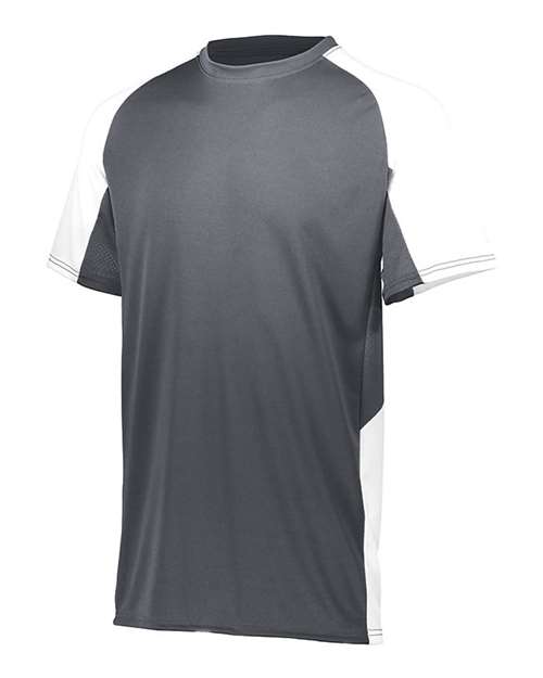 Augusta Sportswear Youth Cutter Jersey 1518 Graphite/ White