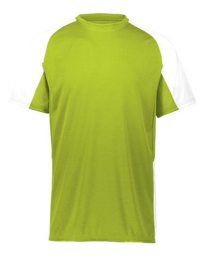 Augusta Sportswear Youth Cutter Jersey 1518 Lime/ White