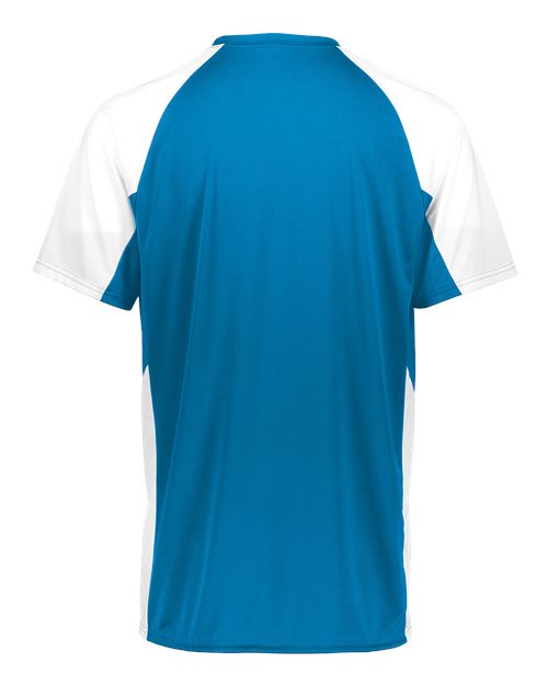 Augusta Sportswear Youth Cutter Jersey 1518 Power Blue/ White