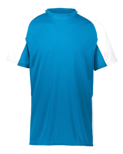 Augusta Sportswear Youth Cutter Jersey 1518 Power Blue/ White