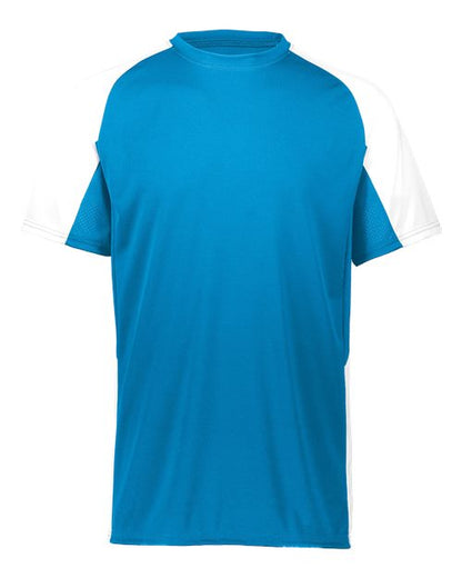 Augusta Sportswear Youth Cutter Jersey 1518 Power Blue/ White