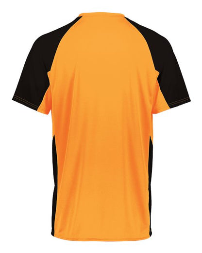 Augusta Sportswear Youth Cutter Jersey 1518 Power Orange/ Black