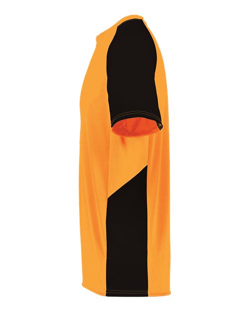 Augusta Sportswear Youth Cutter Jersey 1518 Power Orange/ Black