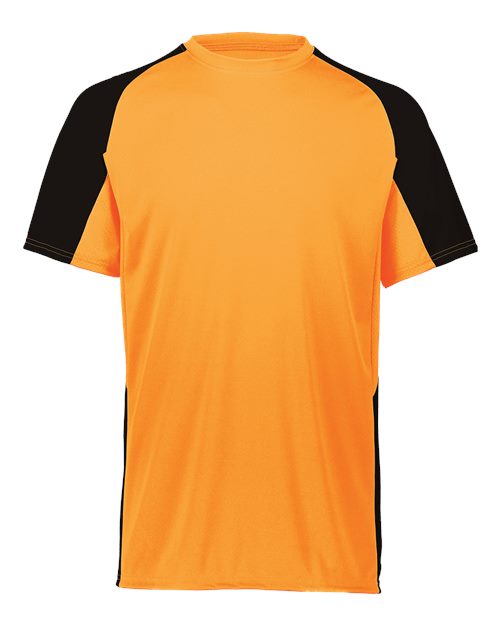 Augusta Sportswear Youth Cutter Jersey 1518 Power Orange/ Black