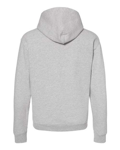 JERZEES NuBlend® Hooded Sweatshirt 996MR Oatmeal Heather Custom Embroidered Business Logo