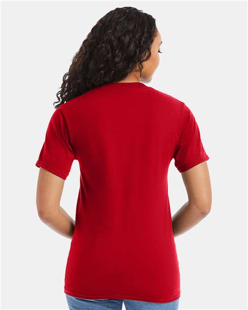 Hanes Beefy-T® T-Shirt 5180 Athletic Red