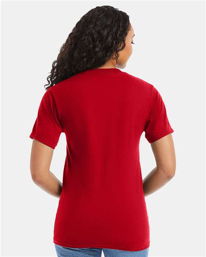Hanes Beefy-T® T-Shirt 5180 Athletic Red