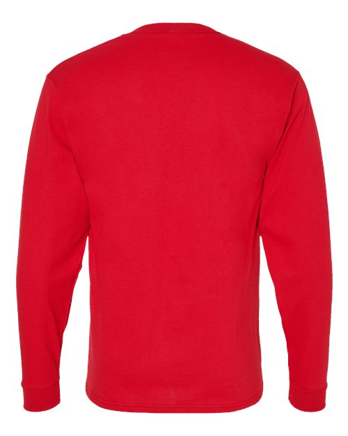 Hanes Essential-T Long Sleeve T-Shirt 5286 Athletic Red