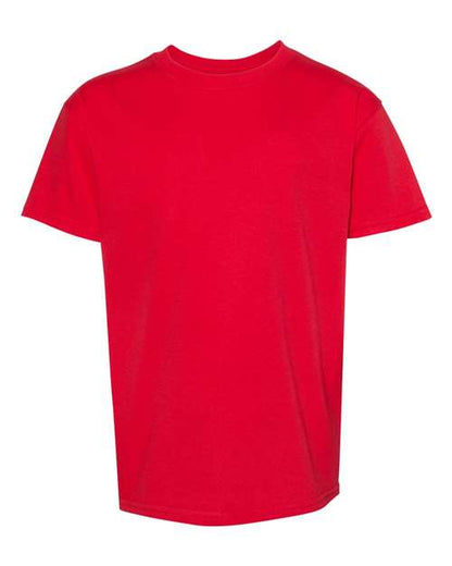 Hanes Essential-T Youth T-Shirt 5480 Athletic Red