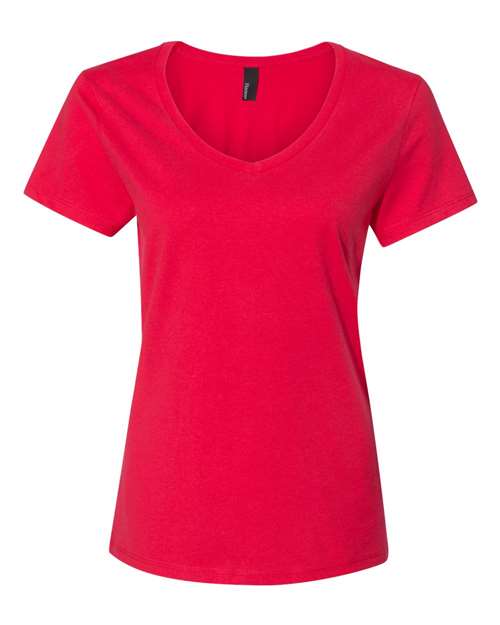 Hanes Women's Perfect-T V-Neck T-Shirt 2857