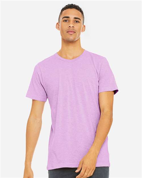 BELLA + CANVAS CVC Jersey Tee 3001CVC Heather Prism Lilac