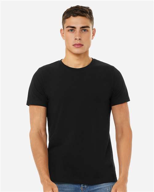 BELLA + CANVAS CVC Jersey Tee 3001CVC Solid Black Blend