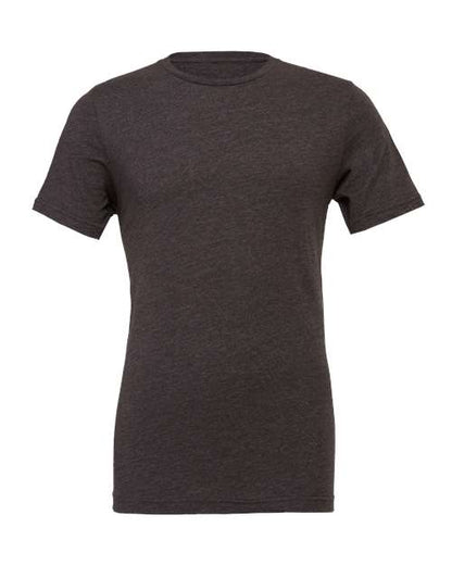 BELLA + CANVAS CVC Jersey Tee 3001CVC Dark Grey Heather Custom Embroidered Business Logo