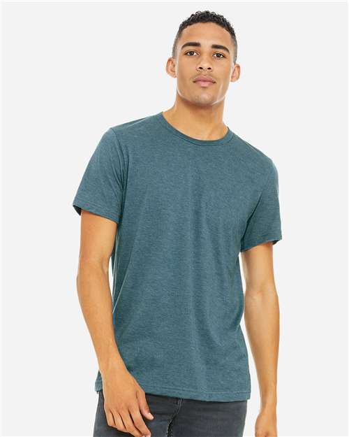 BELLA + CANVAS CVC Jersey Tee 3001CVC Heather Deep Teal