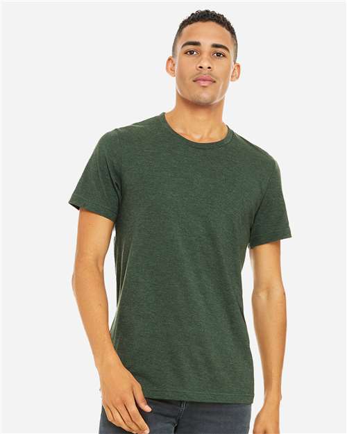 BELLA + CANVAS CVC Jersey Tee 3001CVC Heather Forest