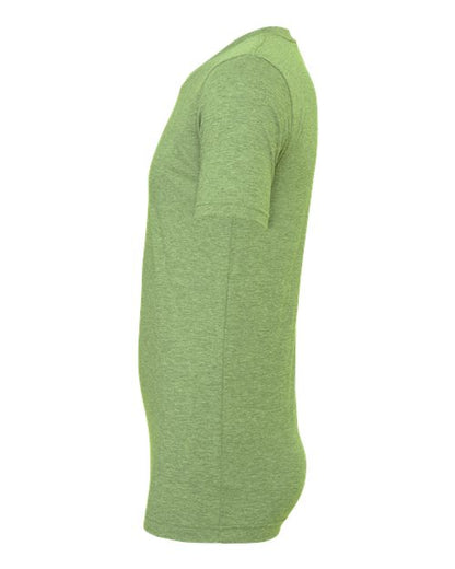 BELLA + CANVAS CVC Jersey Tee 3001CVC Heather Green Custom Embroidered Business Logo