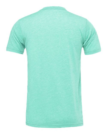 BELLA + CANVAS CVC Jersey Tee 3001CVC Heather Mint Custom Embroidered Business Logo