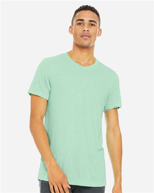 BELLA + CANVAS CVC Jersey Tee 3001CVC Heather Mint
