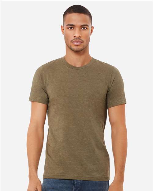 BELLA + CANVAS CVC Jersey Tee 3001CVC Heather Olive