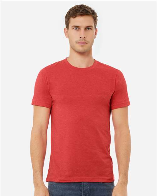 BELLA + CANVAS CVC Jersey Tee 3001CVC Heather Red