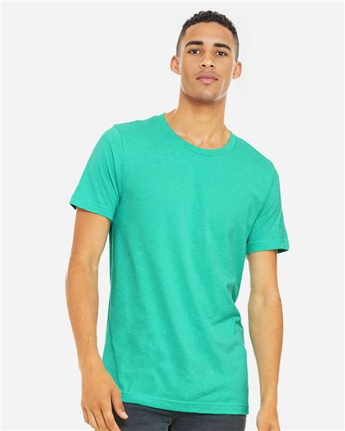 BELLA + CANVAS CVC Jersey Tee 3001CVC Heather Sea Green