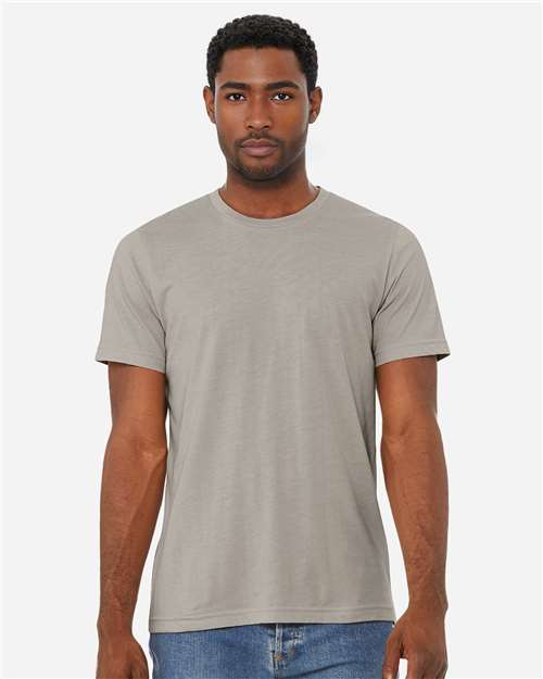 BELLA + CANVAS CVC Jersey Tee 3001CVC Heather Stone