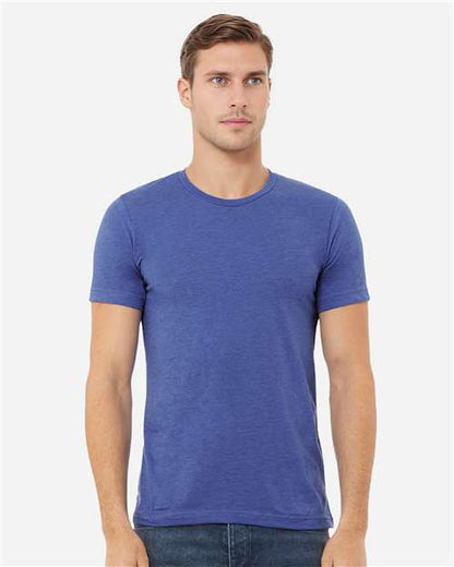 BELLA + CANVAS CVC Jersey Tee 3001CVC Heather True Royal