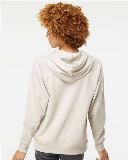 Independent Trading Co. Special Blend Raglan Hooded Sweatshirt PRM33SBP Stone Heather