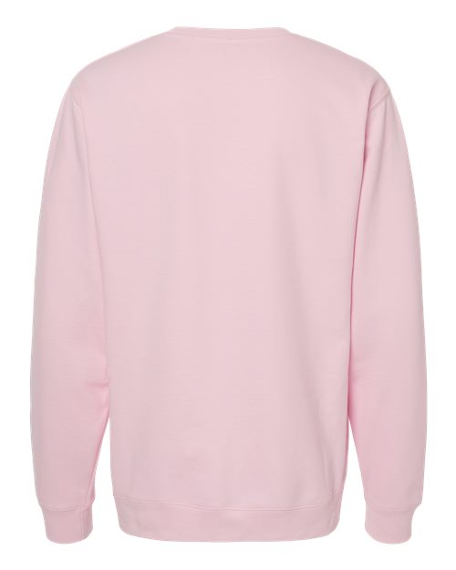 Independent Trading Co. Midweight Crewneck Sweatshirt SS3000 Lavender Custom Embroidered Business Logo