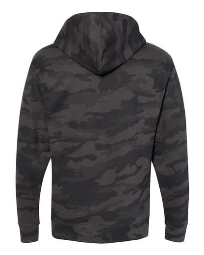 Independent Trading Co. Midweight Hooded Sweatshirt SS4500 Black Custom Embroidered Business Logo