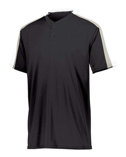 Custom EmbroideredAugusta Sportswear Men's Power Plus Jersey 2.0 7229 Black/ White/ Silver Grey