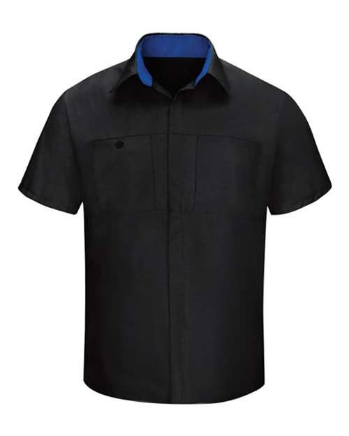 Red Kap Men's Tall Performance Plus Short Sleeve Shirt with Oilblok Technology SY42T