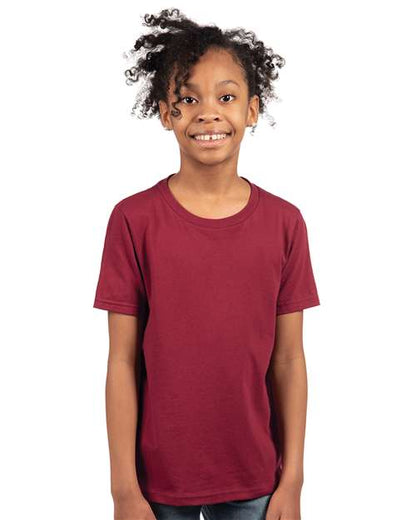 Next Level Youth Cotton T-Shirt 3310 Cardinal