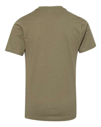 Next Level Youth Cotton T-Shirt 3310 Military Green