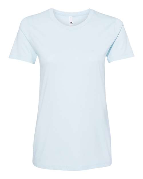 Next Level Women’s Cotton T-Shirt 3900 Light Blue