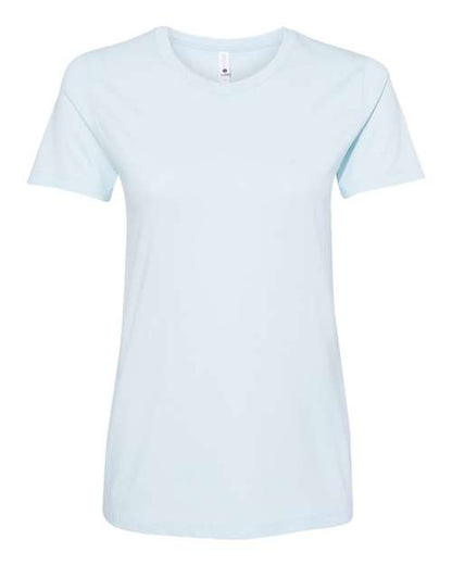 Next Level Women’s Cotton T-Shirt 3900 Light Blue