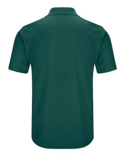 Red Kap Short Sleeve Performance Knit Pocketless Core Polo SK96 Hunter Green