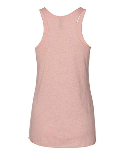 Next Level Women’s Triblend Racerback Tank 6733 Desert Pink